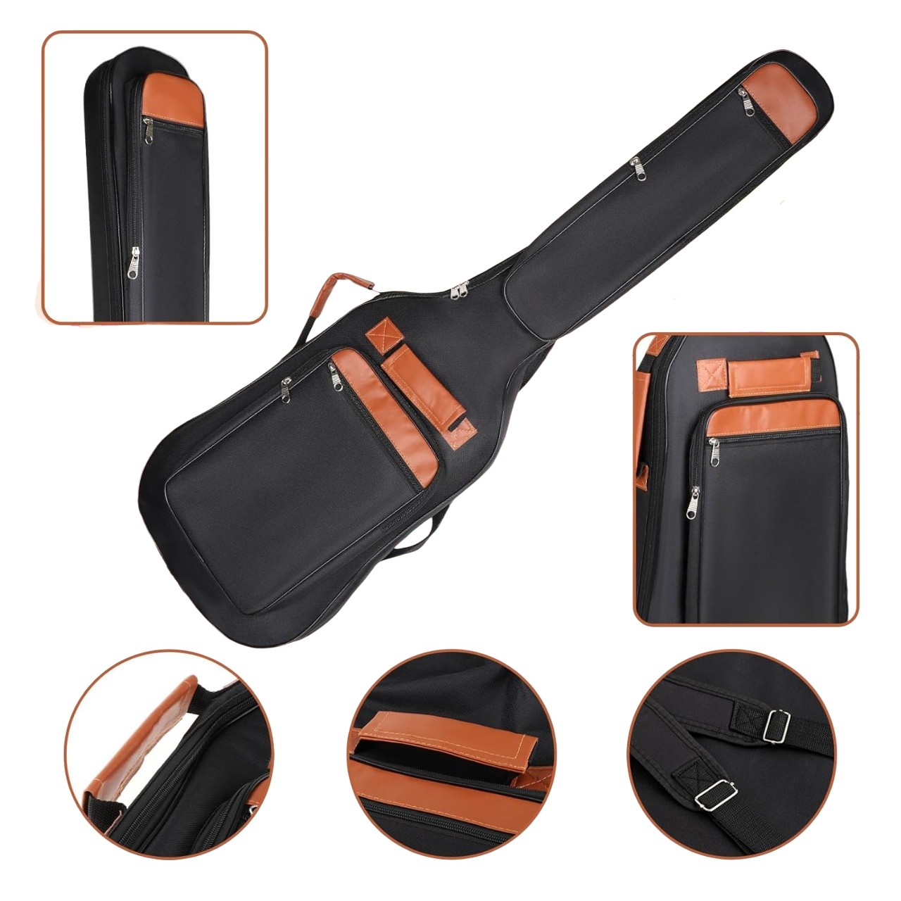 ESTUCHE BAJO ACOLCHONADO DE CUERO – foto 2